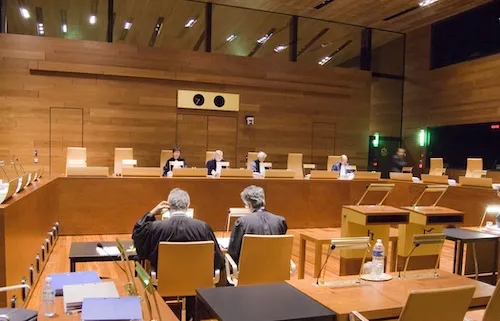 Sitzungssaal des Gerichtshofs der Europäischen Union in Luxemburg